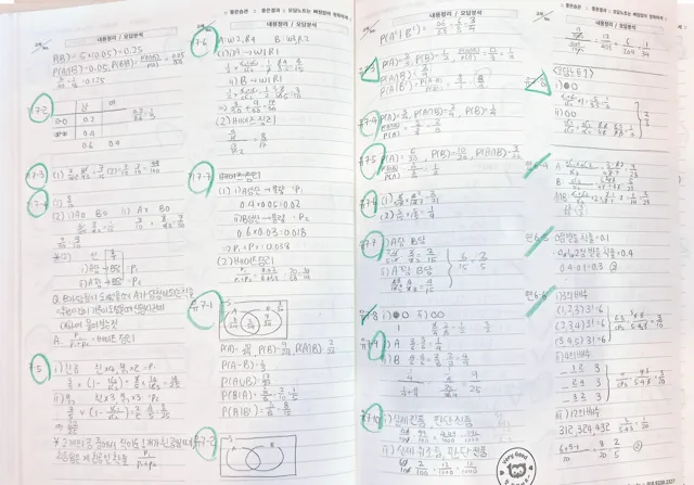 순천 카이로스학원 YES 노트 실제 작성 기록 25