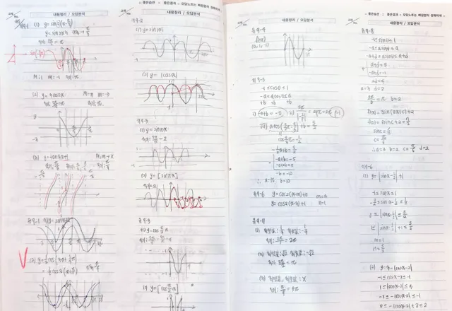 순천 카이로스학원 YES 노트 실제 작성 기록 41
